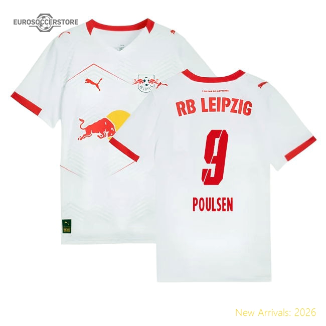 Red Bull Leipzig Home Kit 2025-2026 Supporter Wear Jersey