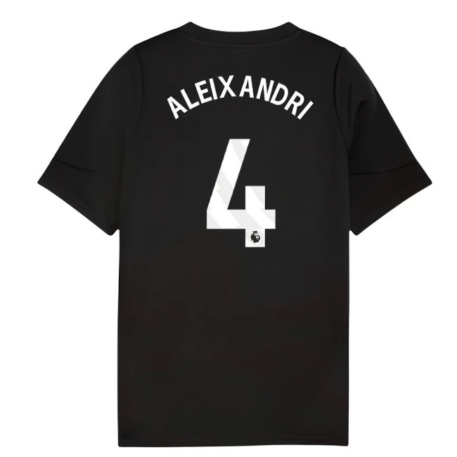 2025-2026 Man City Training Jersey (Black) - Kids (Aleixandri 4)