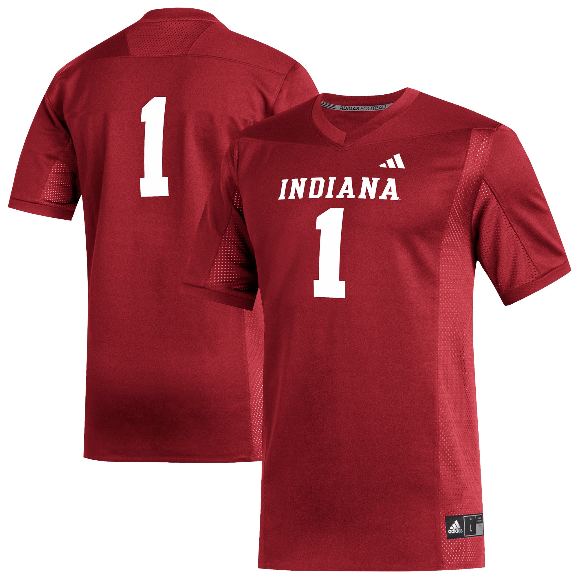 #1 Indiana Hoosiers Replica 2026 Season Football Jersey - Crimson