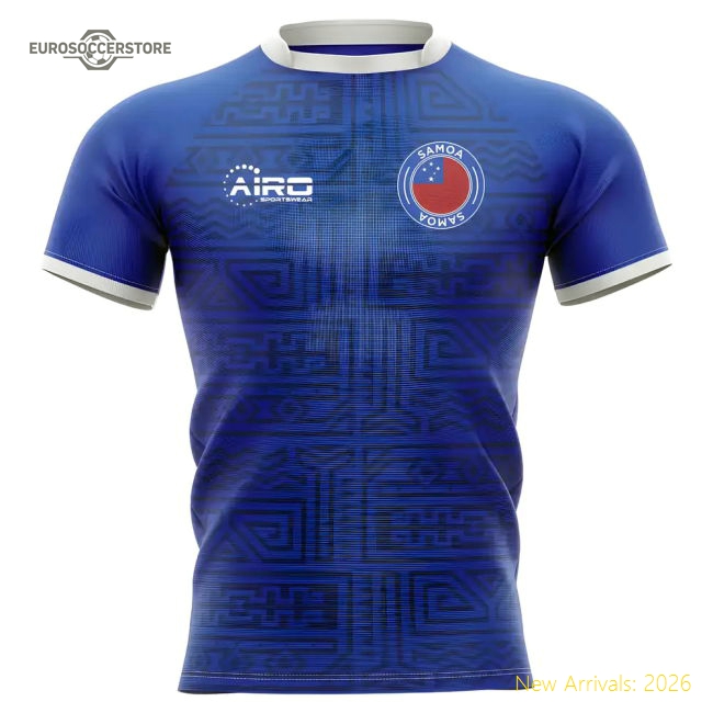 2025-2026 Samoa Home Concept Rugby Shirt - Womens