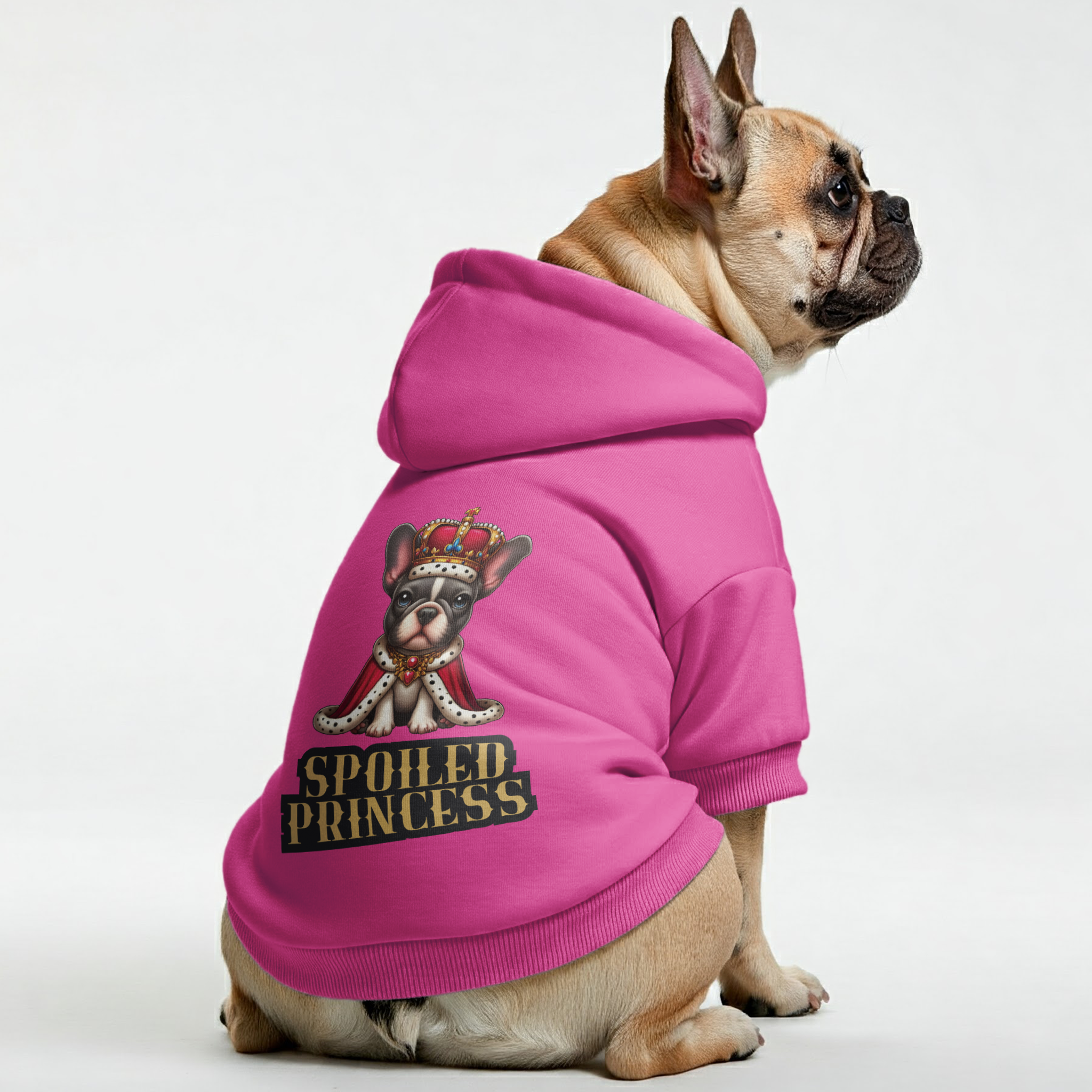 French Bulldog Spoiled Princess Personalized French Bulldog Hoodies