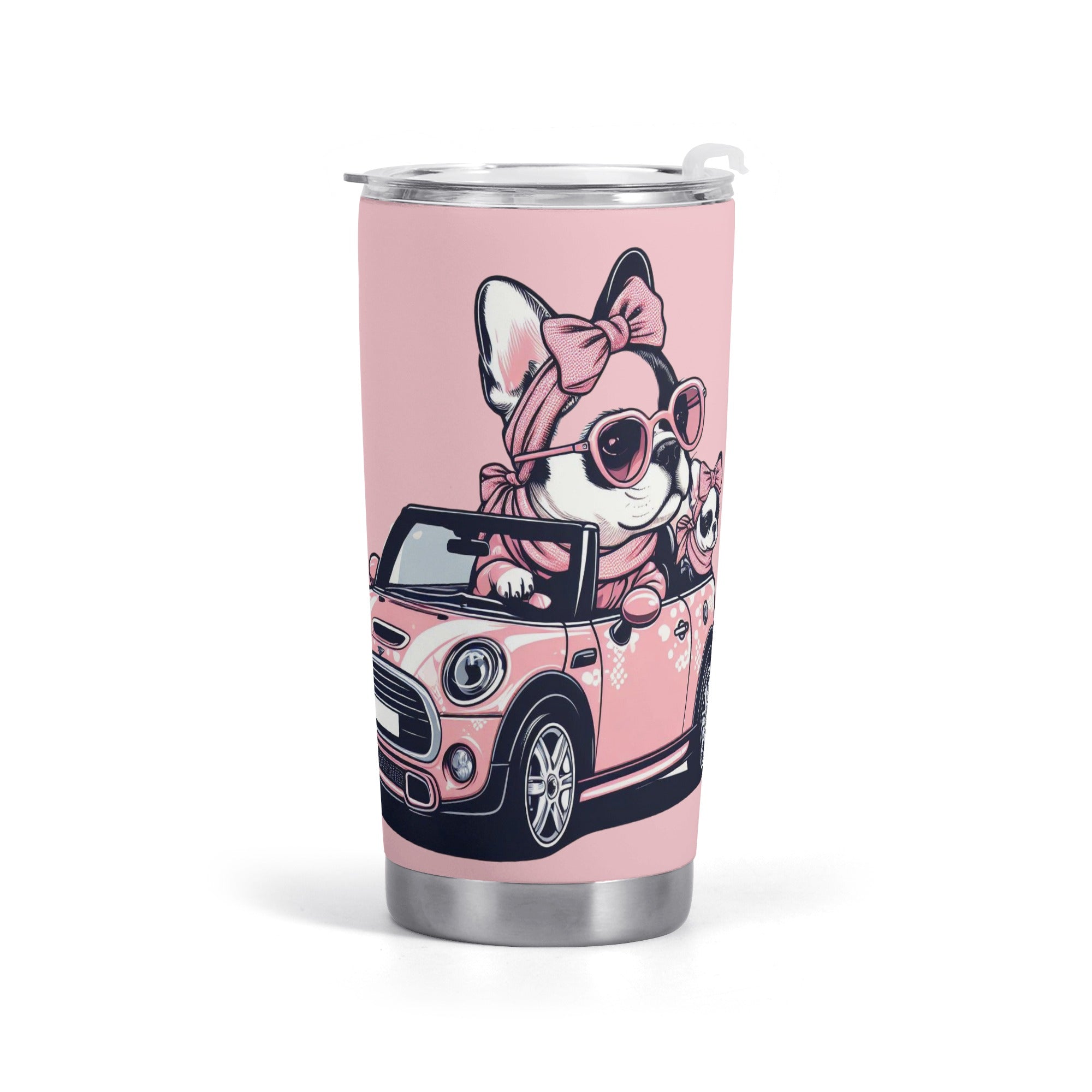 French Bulldog Lily Tumbler Cute Frenchie Essential