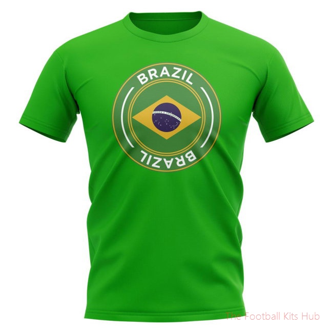 Brazil Football Badge T-Shirt (Green)