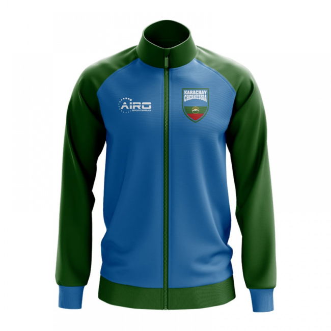 Authentic Karachay Cherkessia Concept Football Track Jacket (Blue)