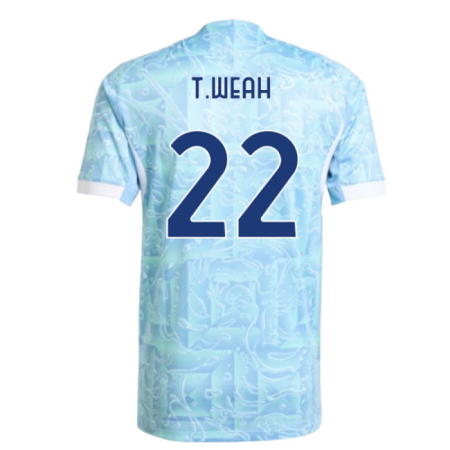 2025-2026 Juventus Authentic Away Shirt (T.Weah 22)
