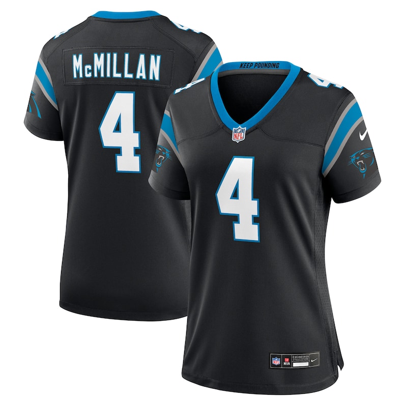 None Tetairoa McMillan Carolina Panthers Championship Authentic Jersey