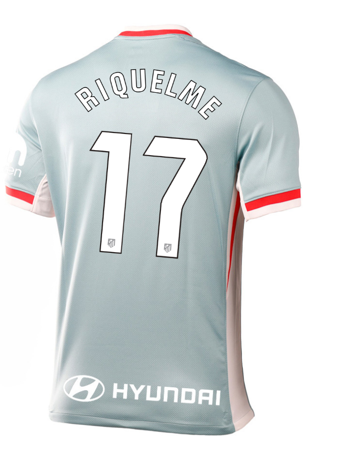 Atletico Madrid 24-25 Laliga Away Jersey with RIQUELME 17