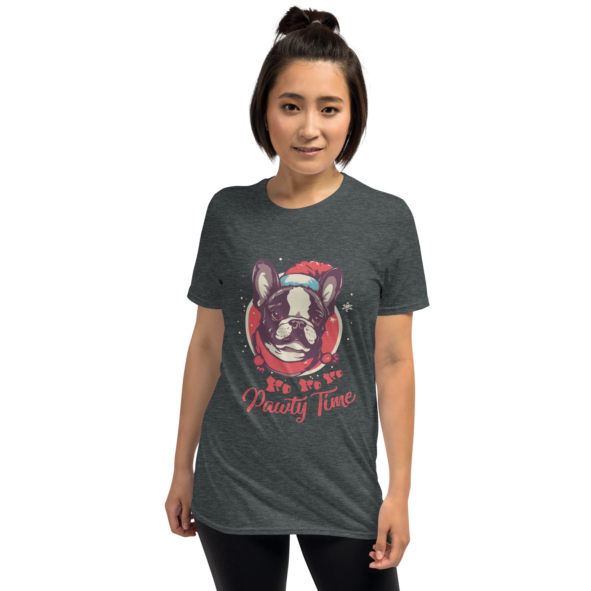French Bulldog Christmas Party Unisex T Shirt Comfy Pet Product
