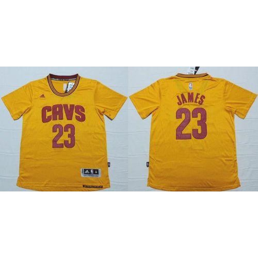 High-Quality LeBron James23 Jersey Yellow - Game Day Essential