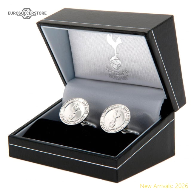 Authentic Tottenham Hotspur Fc Sterling Silver Crest Cufflinks