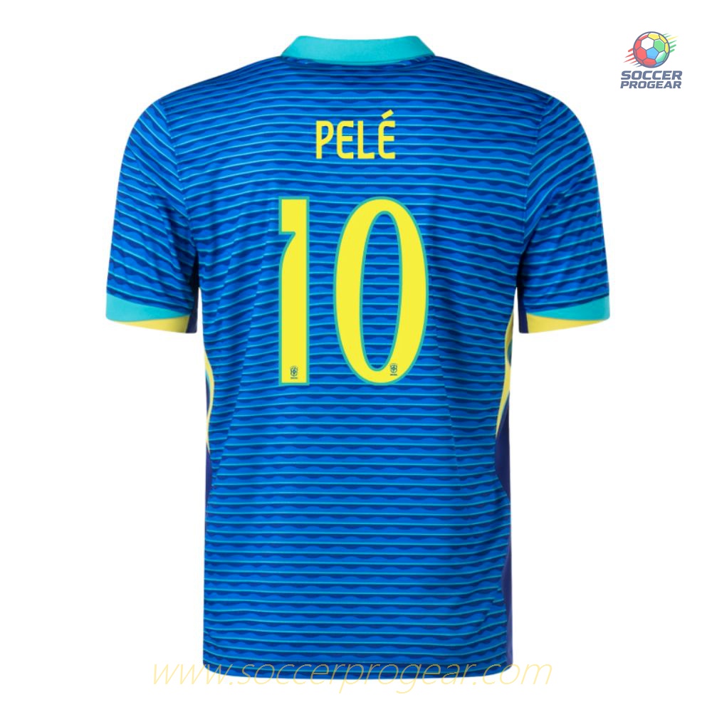 Brazil Away Football Jersey 2024-2025 Collection Season Pelé