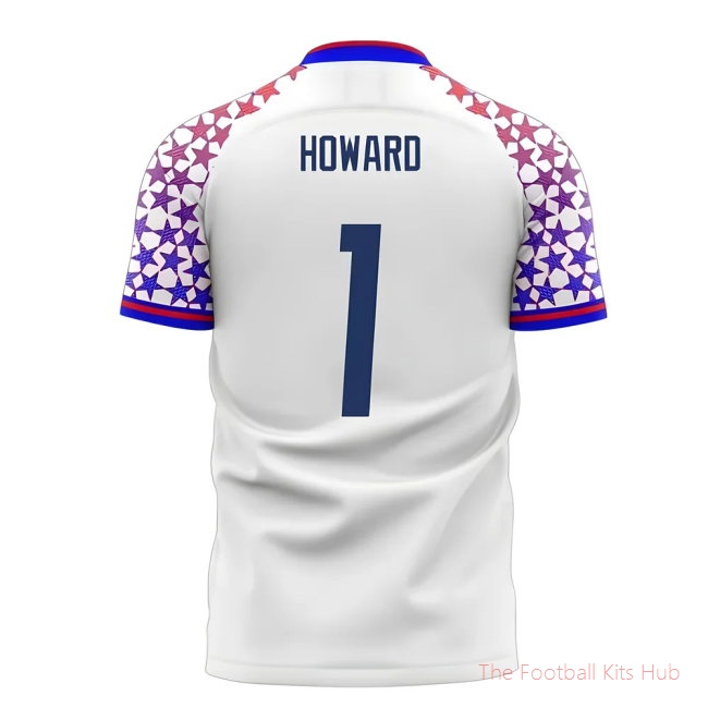 USA 2025-2026 Home Concept Football Kit (Libero) (HOWARD 1)