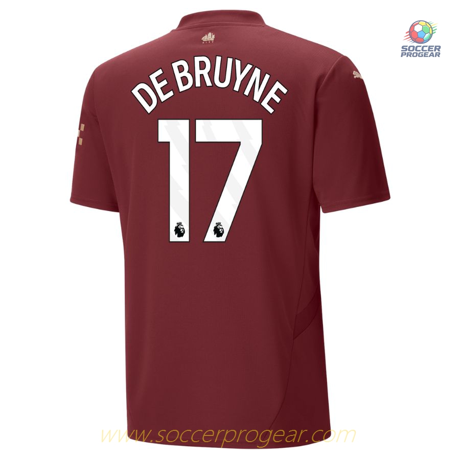 Manchester City Third Team Jersey Child 2024-2025 Season De Bruyne
