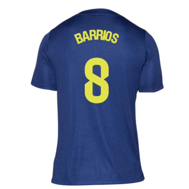 Luxury 2025-2026 Atletico Madrid Pre-match Shirt (blue-yellow) (bar