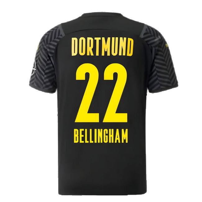 2021-2022 Borussia Dortmund Away Economic Shirt (BELLINGHAM 22)
