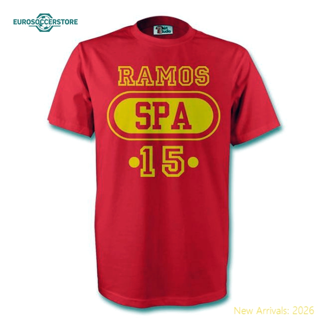 Sergio Ramos Spain Spa T-shirt (red) - Kids