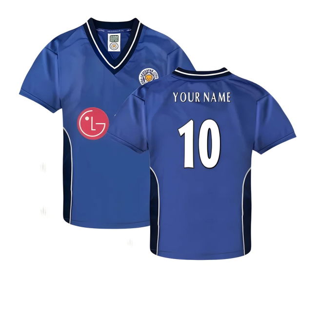 Replica 2025-2026 Leicester Home With Retro Design - Machine Washable