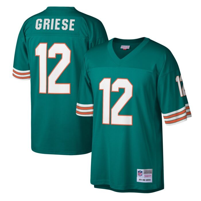 None Men's MIA Dolphins Retro Official Jersey Game Day Wear