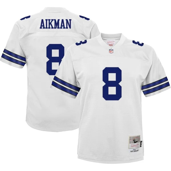 Dallas Cowboys Legacy NFL Jersey - White | Top-Grade Football Apparel