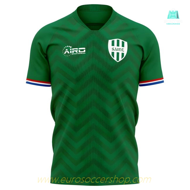 2025-2026 Saint Etienne Home Concept Football Shirt - Kids