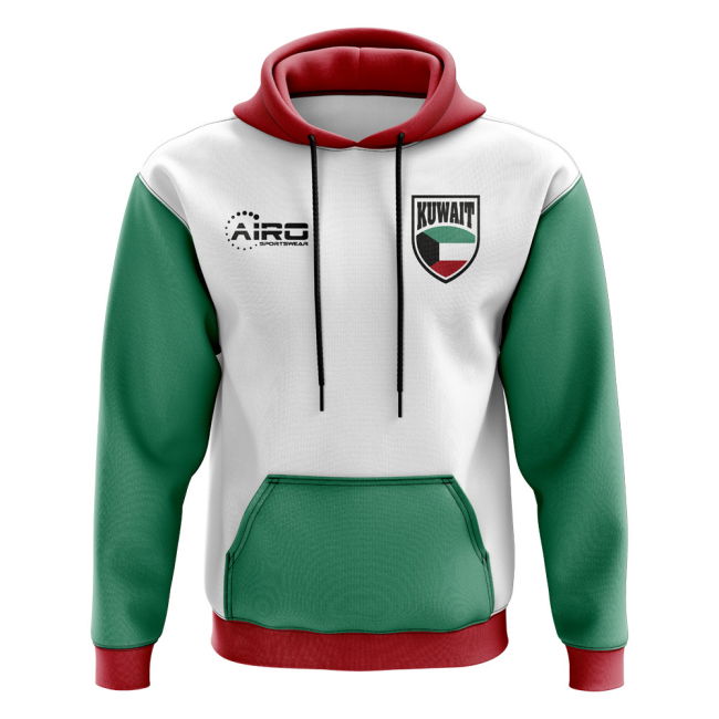 Climate-Control Top-Tier Kuwait Concept Country Football Hoody (White)