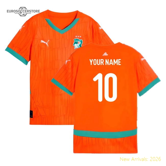 2024-2025 Ivory Coast First Jersey (kids) (your Name) - World Cup Edition