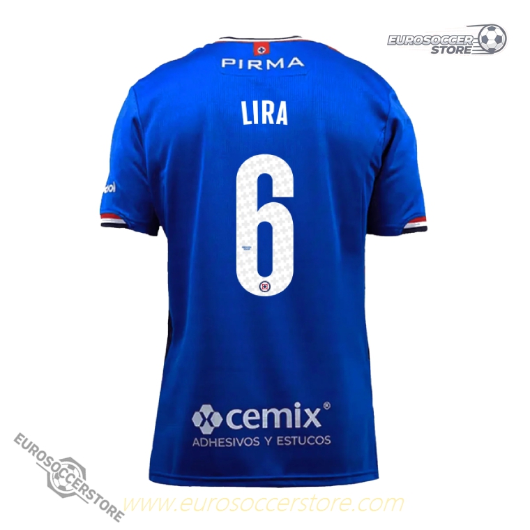 Cruz Azul's 25-26 Home Jersey with the LIRA 6 Version