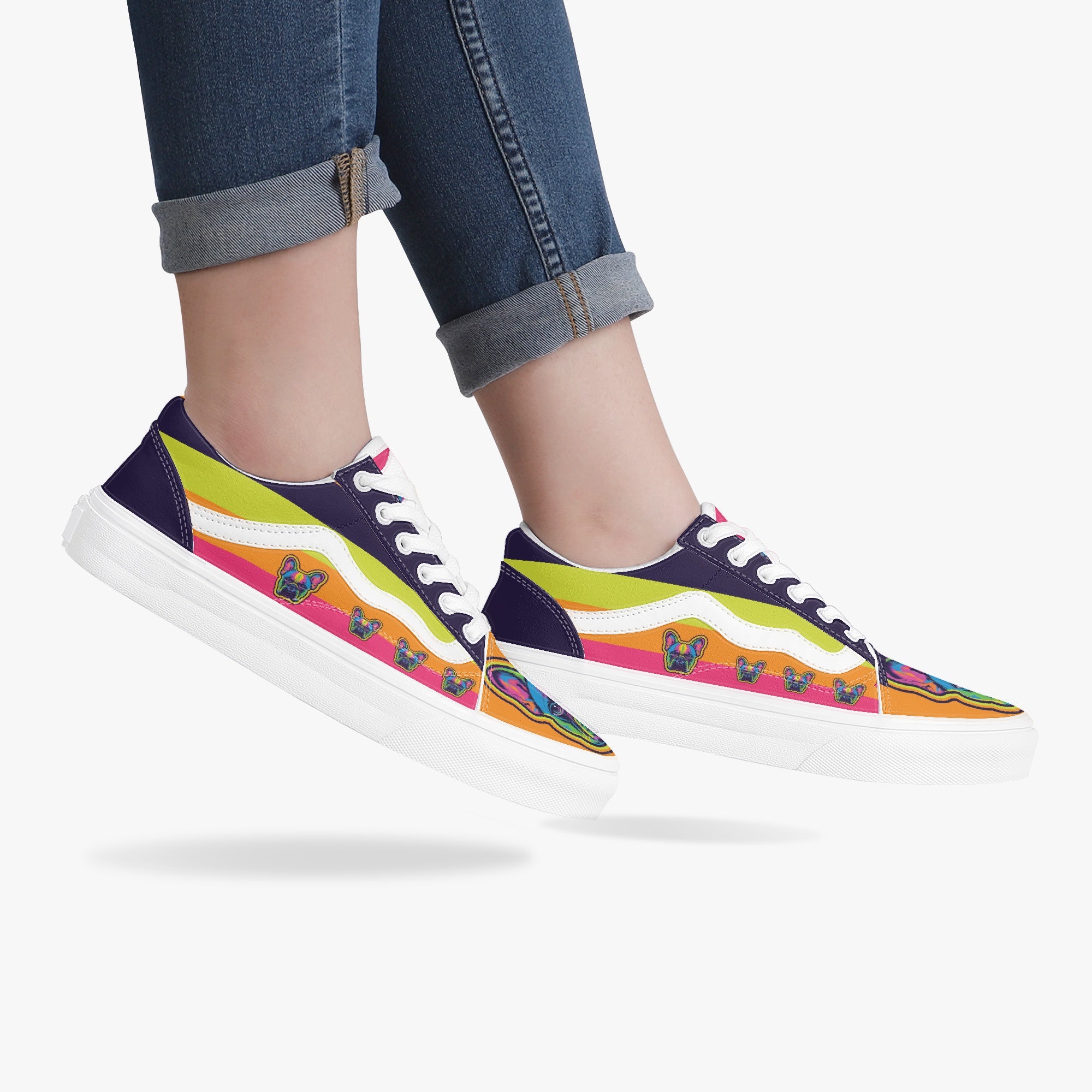 Bea - Trendy Low-Top Canvas Sneakers