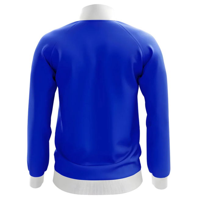 Iceland Concept Football Track Jacket (Blue) - Kids Worldcup