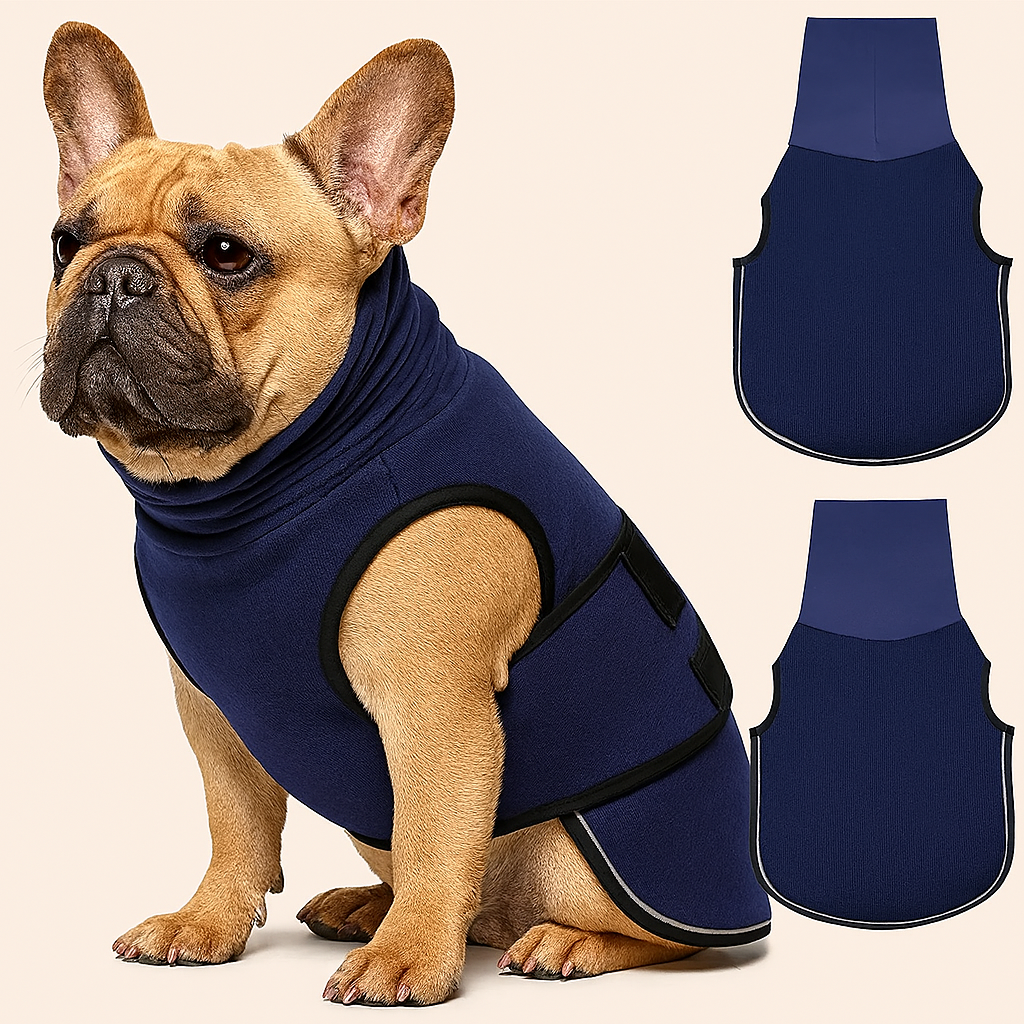 Lifestyle-Driven Zenhood Frenchie Anxiety Vest – Calming Hooded Jacke...