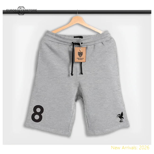 Authentic Liverpool The Bird Grey Shorts - Premium Quality Football