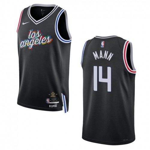 Clippers Black Angeles Clippers #14 Nike Jersey - Great Value