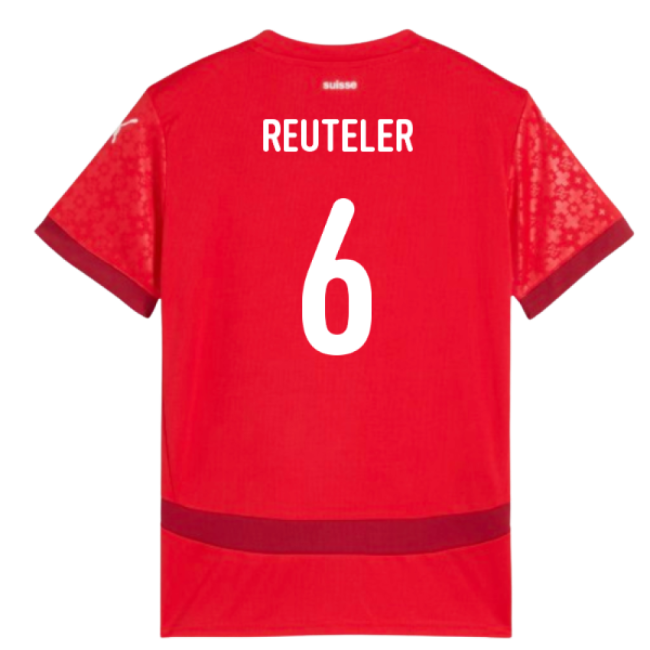 Official Licensed Switzerland Home Supporter Shirt for Kids