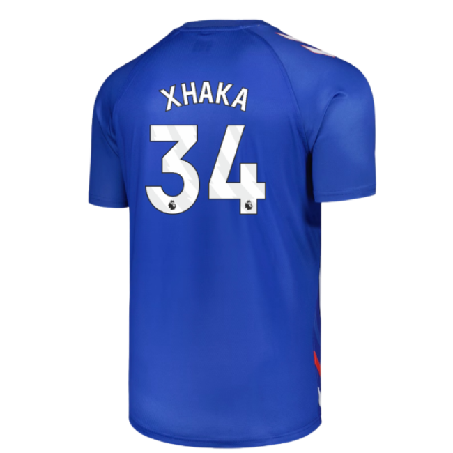2025-2026 Sunderland Away Pre-Match Jersey (Blue) (Xhaka 34)