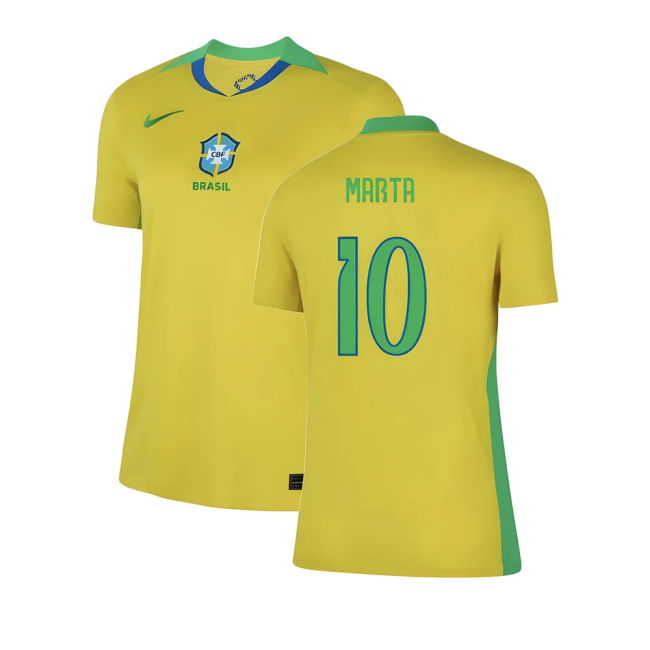 Marta 10 Brazil International Team Fan Shirt - Womens Version