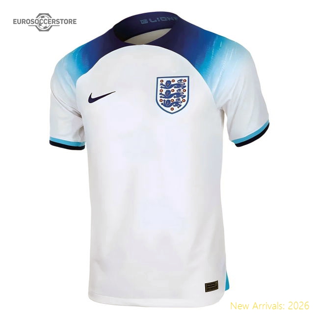 Top England 2022-2023 Official Home Jersey Classic Athletic