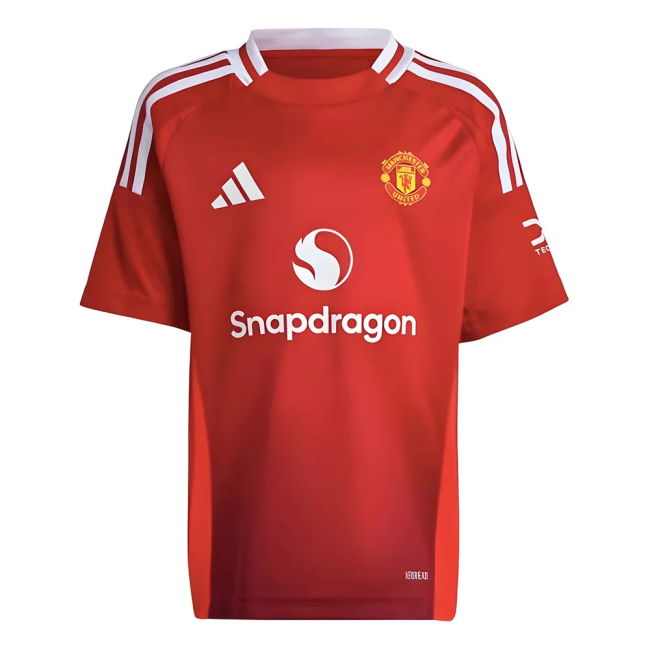 2024-2025 Man Utd Durable Home - Retro Fan Edition - True To Size