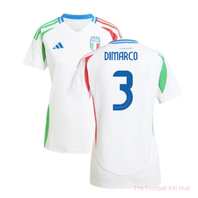 2024-2025 Italy Away Shirt (Ladies) (DIMARCO 3)