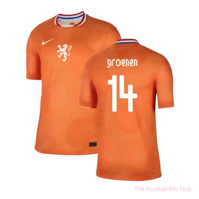 2025-2026 Netherlands Womens Team Home Shirt (Unisex) (Groenen 14)