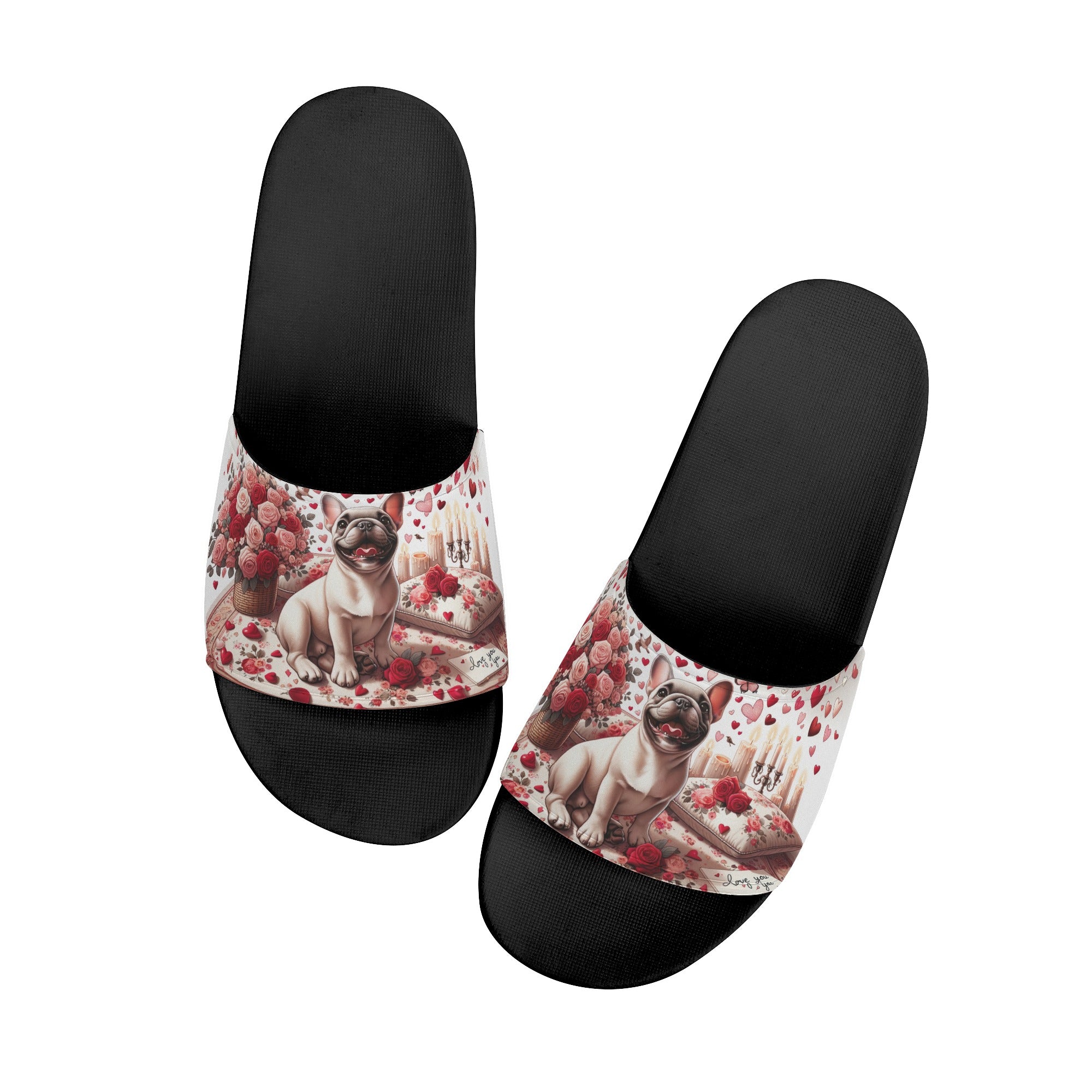 Pet-Lover Stylish Frenchie-Fan Dixie - Sandals for Home Use Comfortable