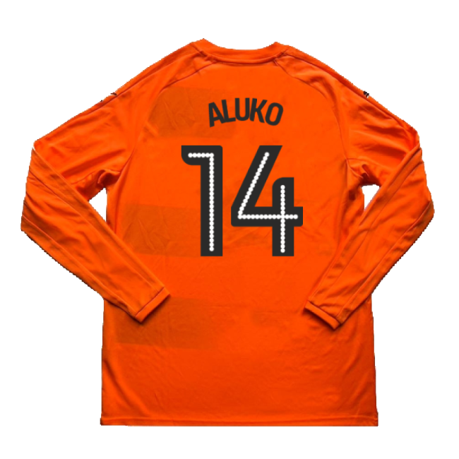 Reading 2017-18 Long Sleeve Away Jersey ((Very Good) L) (Aluko 14)