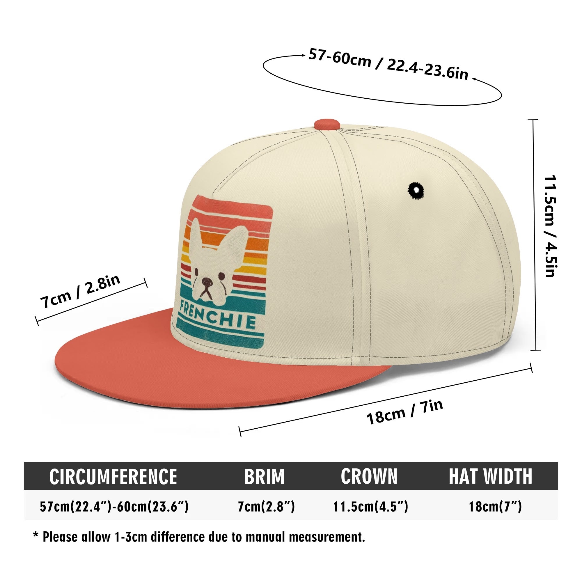 Jax - Safe Cap For Frenchie Lovers For French Bulldogs | Non-slip Design