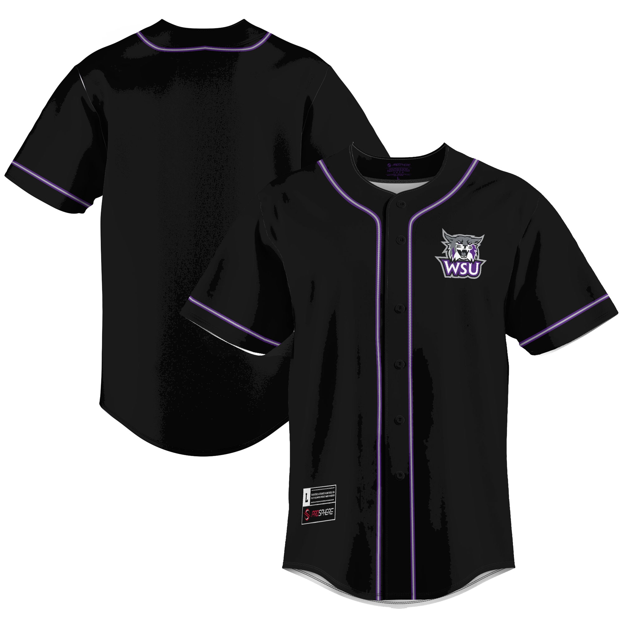 [DDG] Youth Weber State Wildcats GameDay Greats Lightweight Baseball Jersey - Purple