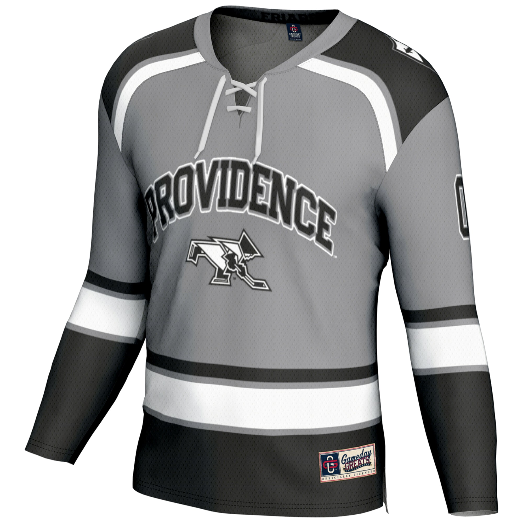 [DDG] Providence Friars GameDay Greats Youth NIL Pick-A-Player Women's Ice Hockey Jersey - Gray