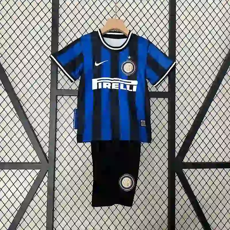 2009-2010 Kids Inter Milan Jersey retro kit