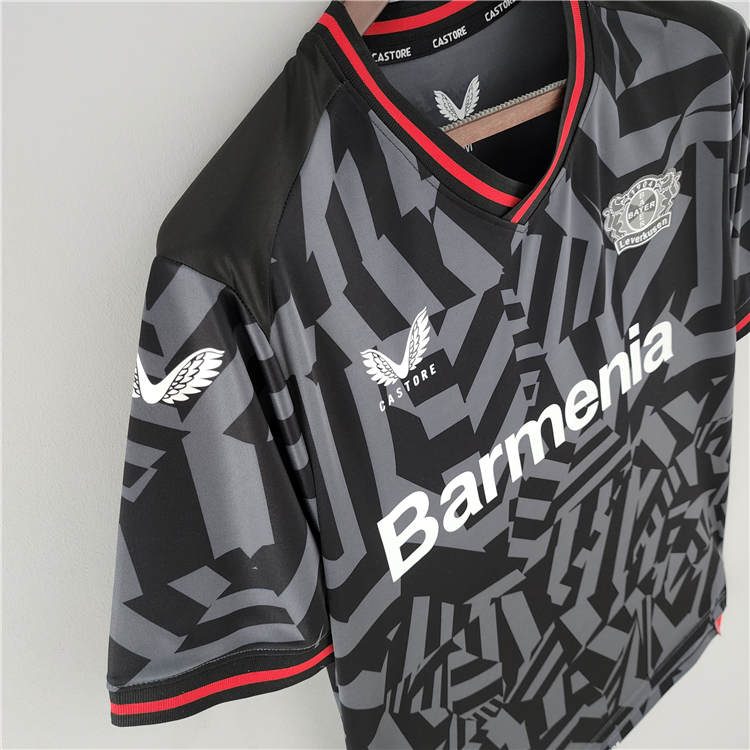 Bayer Leverkusen 2223 Third Black Soccer Jersey Football Shirt -