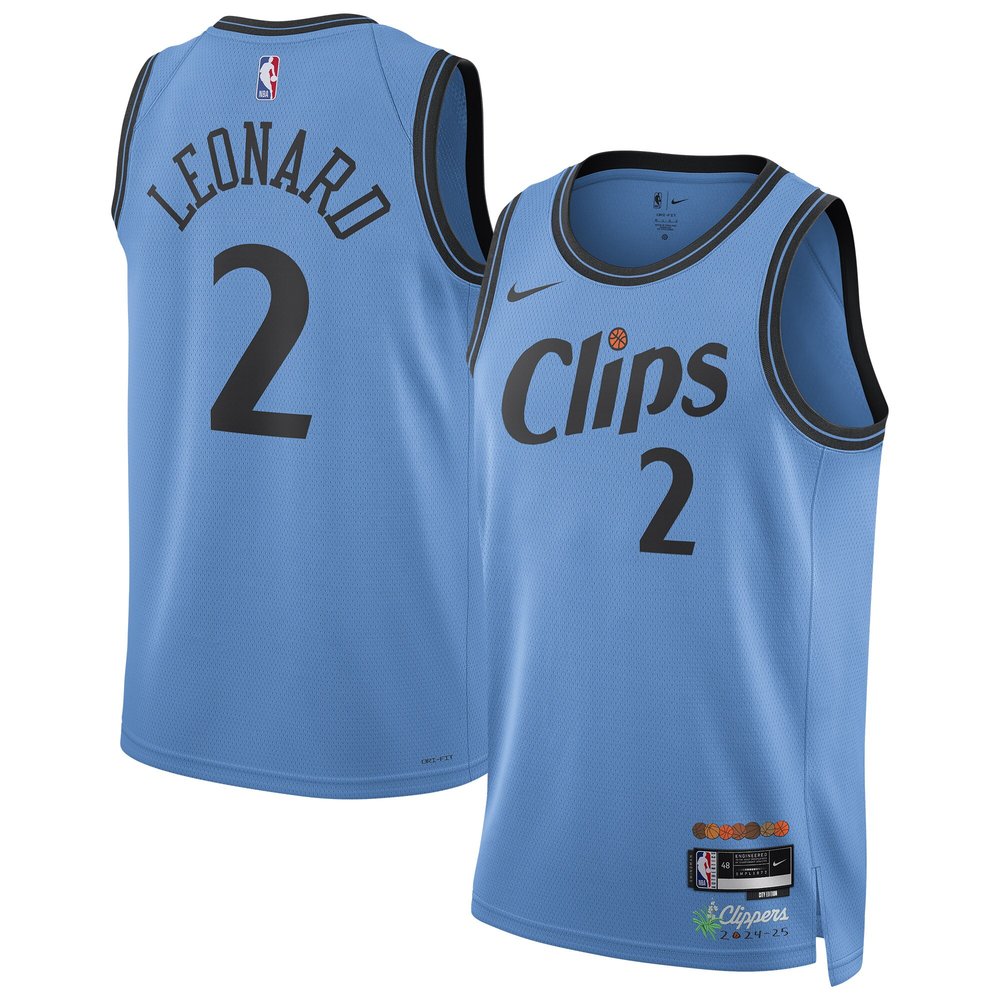 Premium Jersey Kawhi Leonard Blue - City Edition - NBA Collection