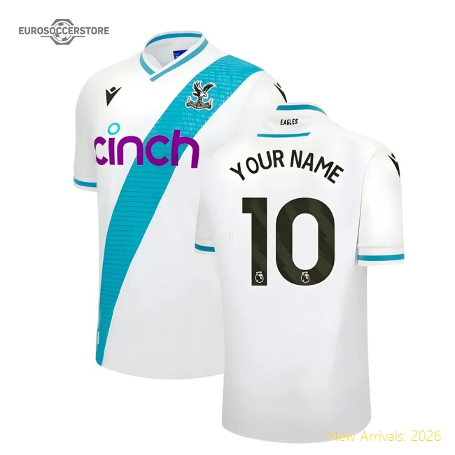 Excellent 2023-2024 Crystal Palace Away Football Shirt (your Name)