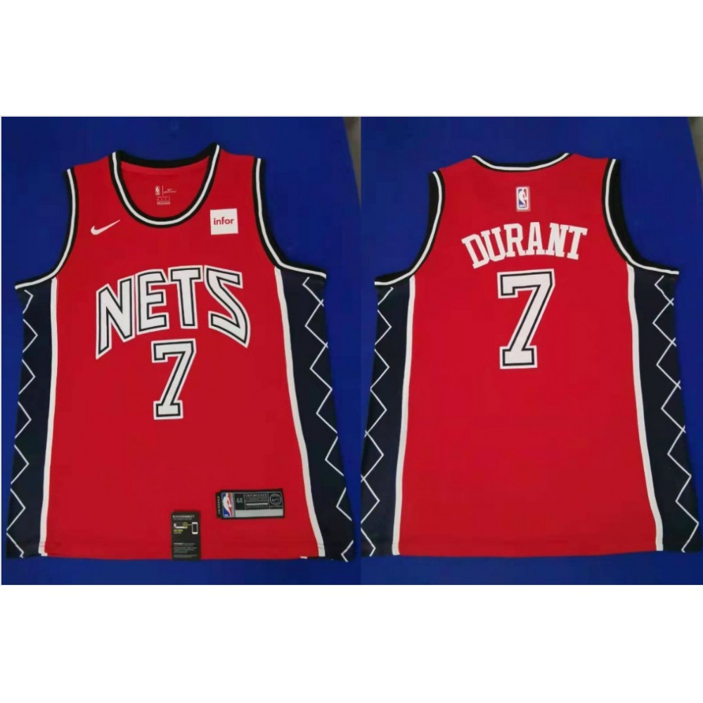 Official Brooklyn Nets Kevin Durant7 Jersey Red - Must-Have Jersey