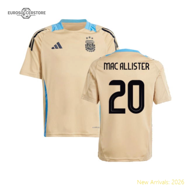 2024-2025 National Teams Argentina Training Jersey (Hazy Beige) (Mac